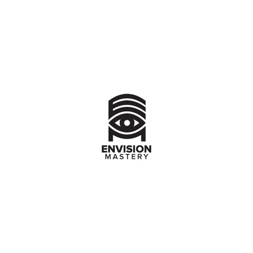 Eye logo with the title 'Logo for Envision Mastery'