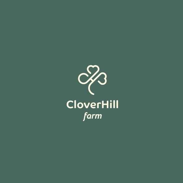 Soft logo with the title 'Logo for Clover Hill Farm'