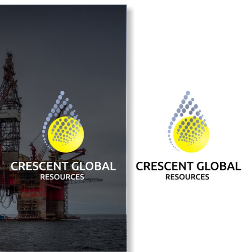 Biofuel logo with the title 'Logo concept for oil and gas company'