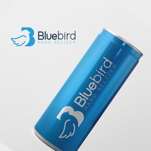 Packaging logo with the title 'Blue bird'