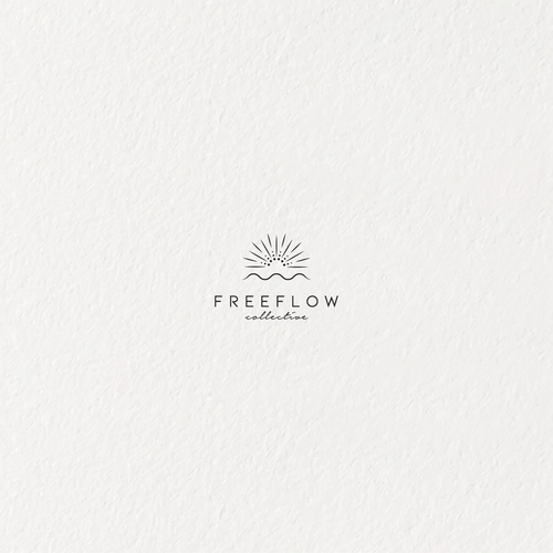 Peaceful logo with the title 'Logo for yoga/movement class'