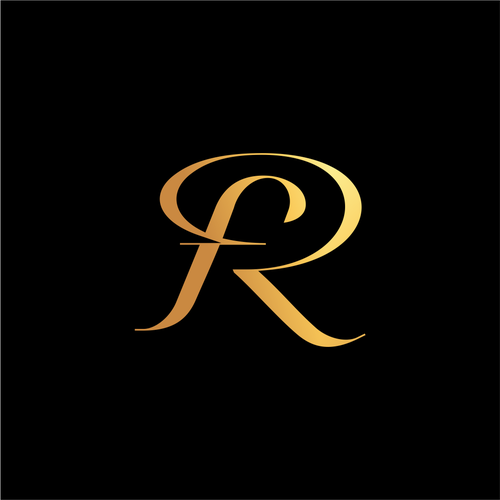 Typeface design with the title 'R+F MONOGRAM'