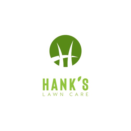 Lawn care logo with the title 'Logo for a lawn care company.'