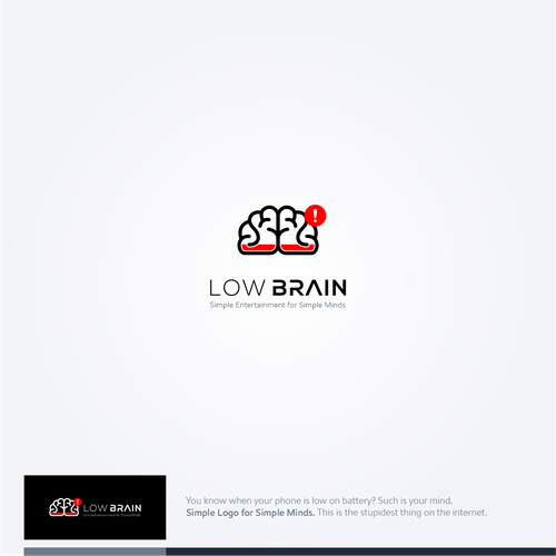 Line brand with the title 'Low Brain'