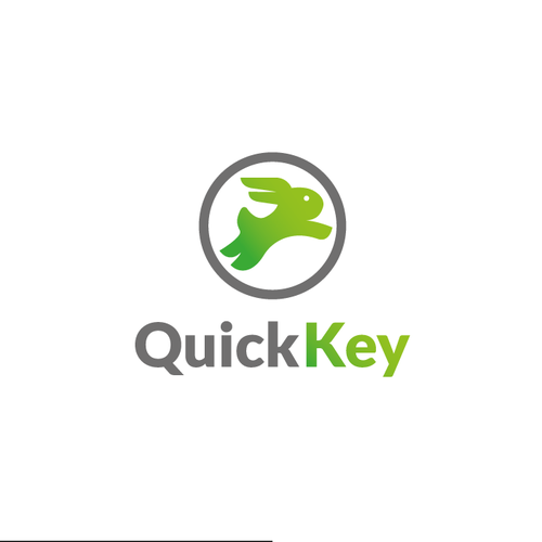 Rabbit logo with the title 'Logo for mobile app'