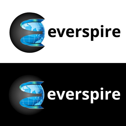 Mysterious logo with the title 'Social media platform Everspire logo design'