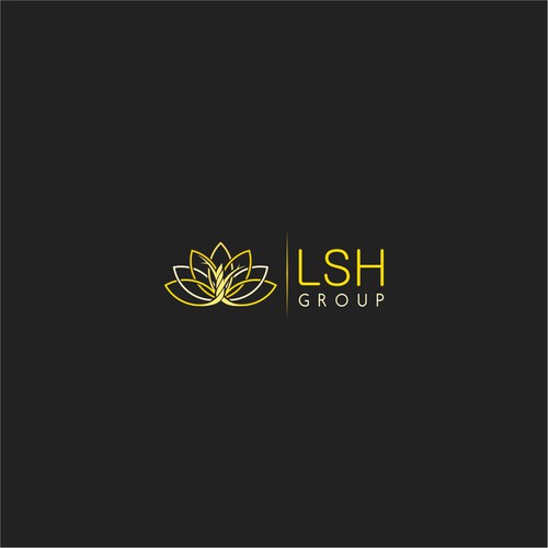 Gold tree logo with the title 'LSH Group'