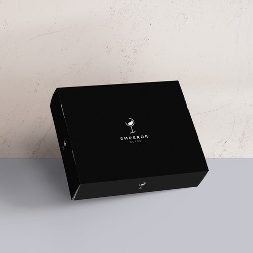 Appealing logo with the title 'Logo Concept for a glass company.'