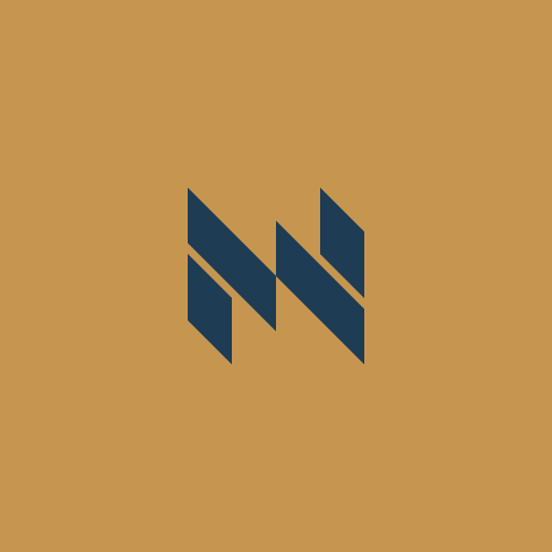 N logo with the title 'Letter N modern logo design for construction'