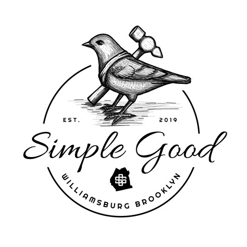Antique design with the title 'Simple Good'