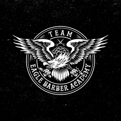 Barber stars logo with the title 'berber logo'