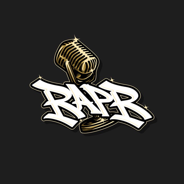 Graffiti logo with the title 'RapR'