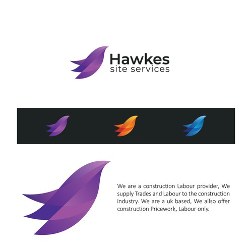 Hawk design with the title 'Brand Iconic for Business'