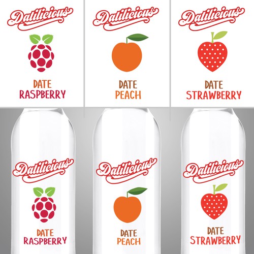 Raspberry design with the title 'Second entry for Datilicious'