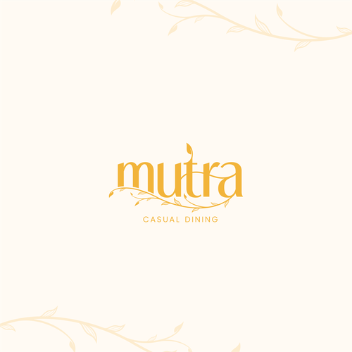 Dinner logo with the title 'Mutra Casual Dining'