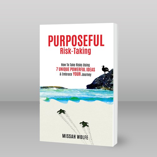 Nature book cover with the title 'Book cover design'