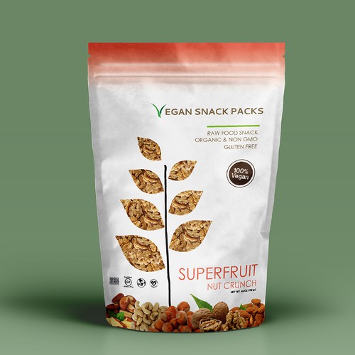 Wellness packaging with the title 'modern, clean healthy design'