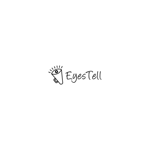 Megaphone logo with the title 'Proposal logo for Eyestell'