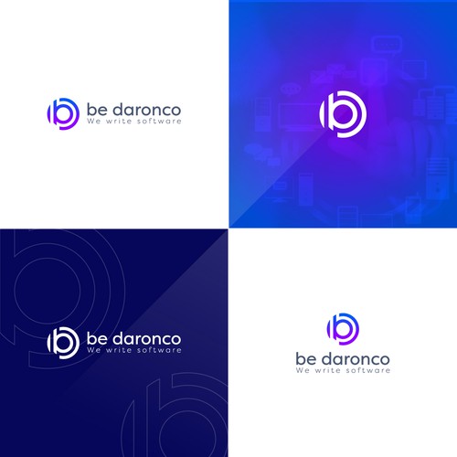 Software brand with the title 'Logo B'