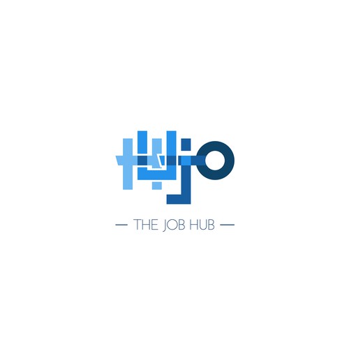 Link design with the title 'Hujo - The job Hub'