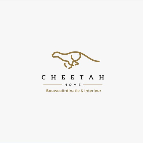 Best design with the title 'Cheetah home logo'