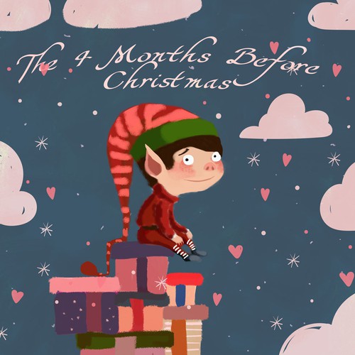 Editorial design with the title '4 months before christmas'