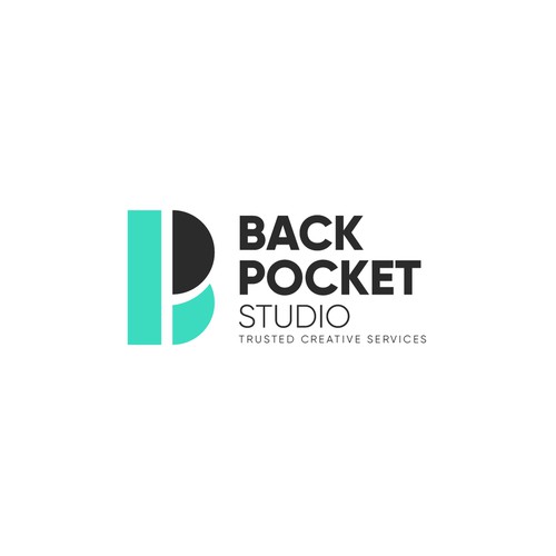 Catchy design with the title 'Bold Logo Concept For Back Pocket Studio'