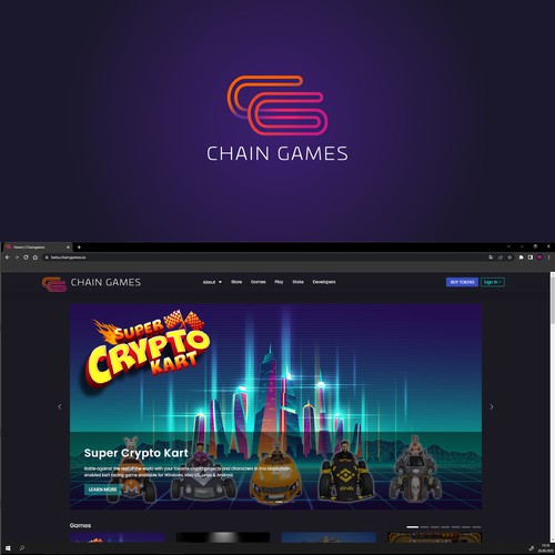 Chain design with the title 'Chaun Game'