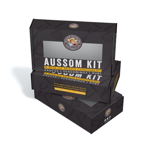 Sauce packaging with the title 'playful box'