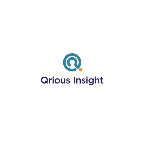 Q logo with the title 'Concept for Qrious Insight, a leader in behavioral data'