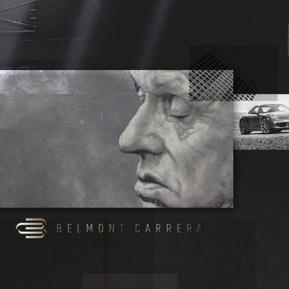 Porsche design with the title 'Monogrammatic mark for Belmont Carrera'