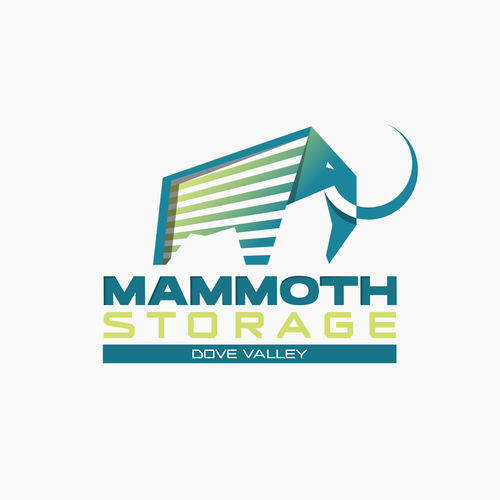 Mammoth design with the title 'Storage facility logo'