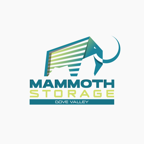 Mammoth logo with the title 'Storage facility logo'