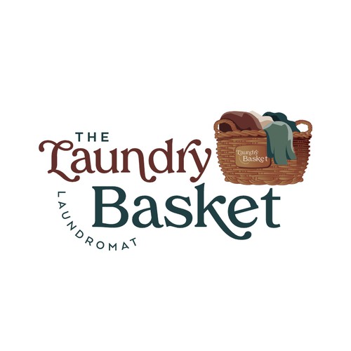 Basket design with the title 'The Laundry Basket'