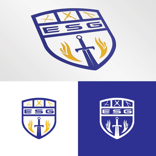 Scissors logo with the title 'ESG'