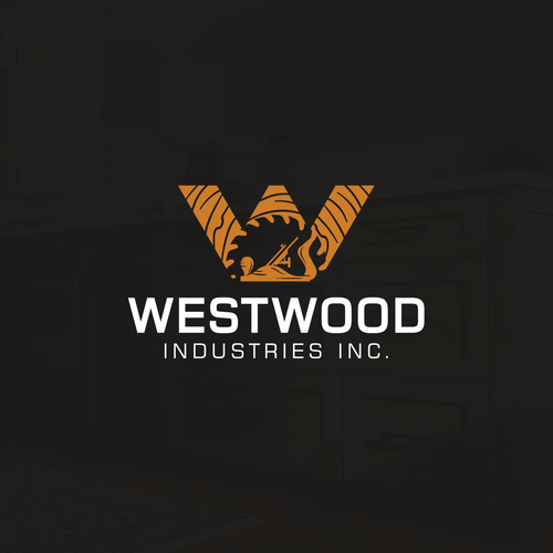 Woodworking design with the title 'Logo concept for a wood work business'