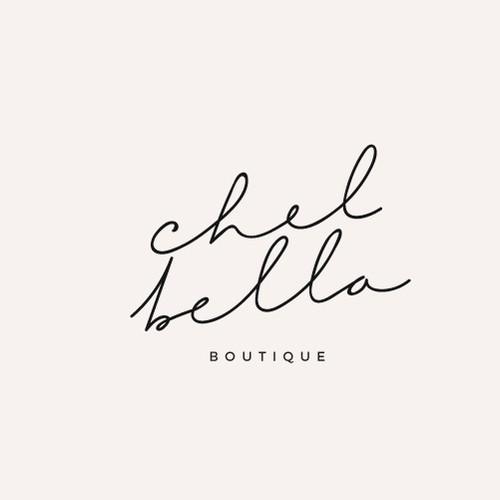 Handwritten brand with the title 'Luxury Women's Fashion Boutique'