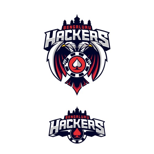Team logo with the title 'Esport Poker Logo'
