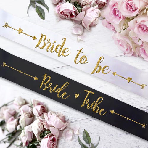 Bridal design with the title 'Bachelorette Sashes'