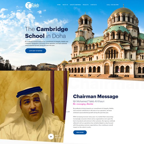 Tour design with the title 'Taleb Group'