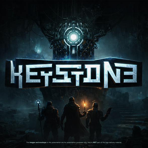 Fantasy logo with the title 'Keystone'