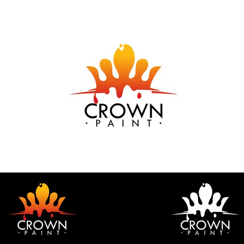 Vector logo with the title 'CROWN LOGO'