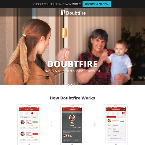 Children's website with the title 'website design'