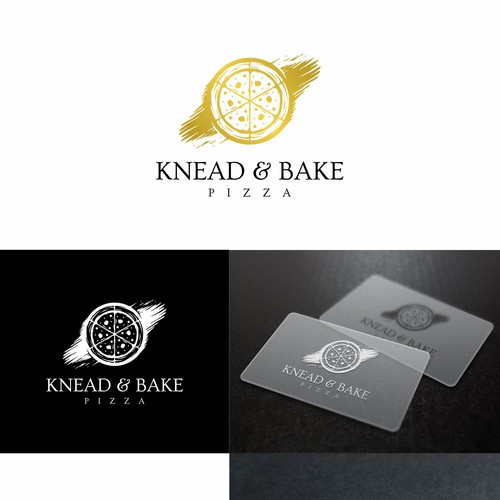 Fantasy logo with the title 'Final Fantasy Inspired Pizza Logo'