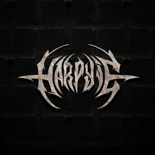 Metal band design with the title 'Metal band logo'