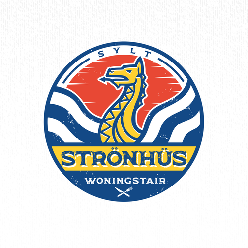 Dragon logo with the title 'Strönhüs'