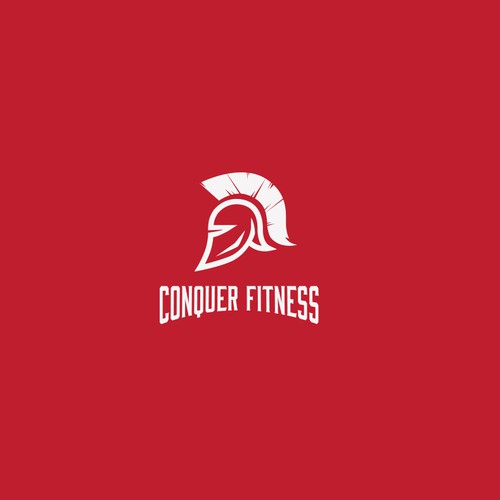 Spartan logo with the title 'Masculine Fitness Logo'