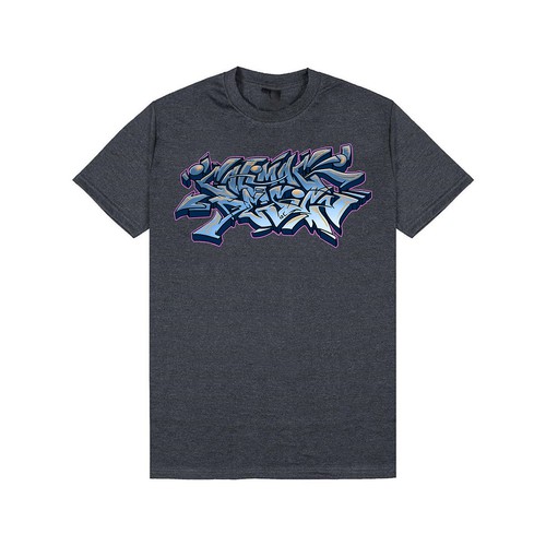 Graffiti t-shirt with the title 'grafiti calimac design'
