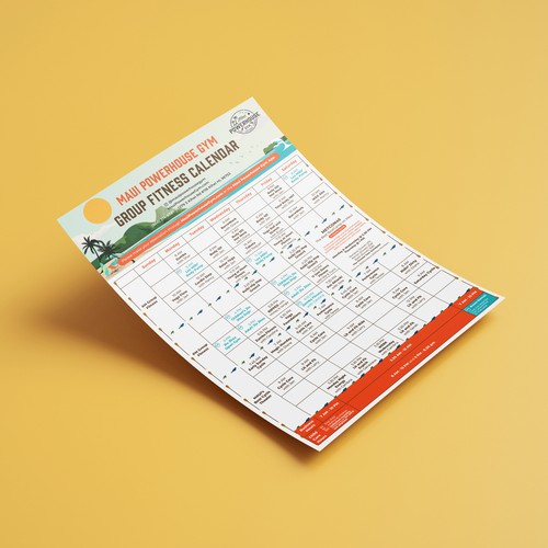 Schedule design with the title 'MPHG Custom Schedule Design and Sign Background'