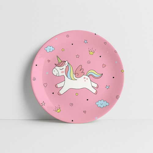 Unicorn artwork with the title 'product design'